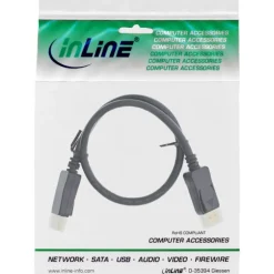 InLine DisplayPort 1.4 Gold 8K Negro 2m - Cable DisplayPort