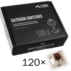 Interruptores Teclado Glorious PC Gaming Race Gateron Brown Switches (120 Piezas)