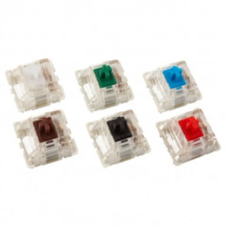 Interruptores Teclado Glorious PC Gaming Race Gateron Clear Switches (120 Piezas)