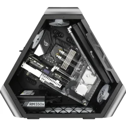 Jonsbo TR03-A Silver Cristal Templado - Caja/Torre