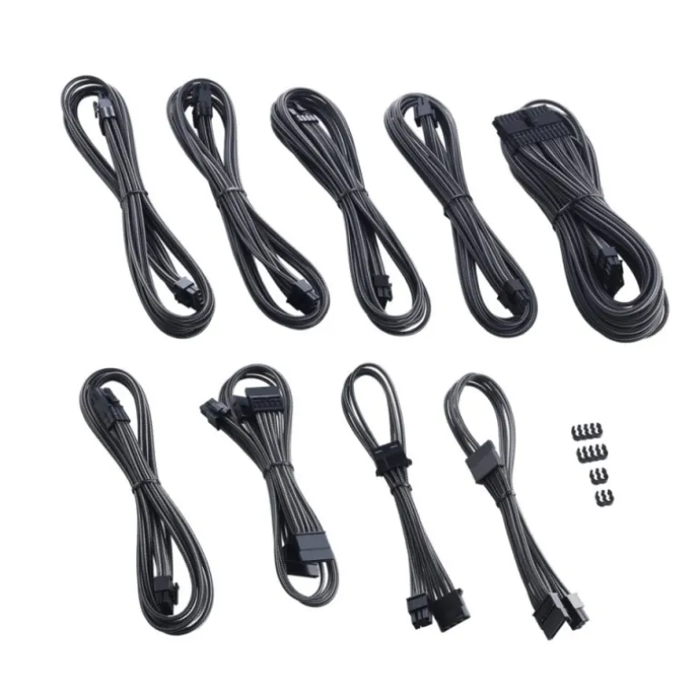 Kit Cables CableMod PRO ModMesh RT-Series Asus/Seasonic Carbón