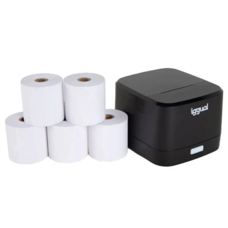 Kit Iggual Impresora Térmica TP Easy 58 + 5 Rollos
