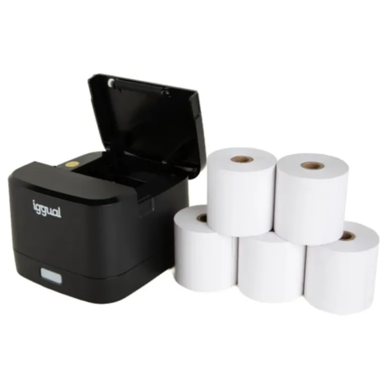 Kit Iggual Impresora Térmica TP Easy 58 + 5 Rollos
