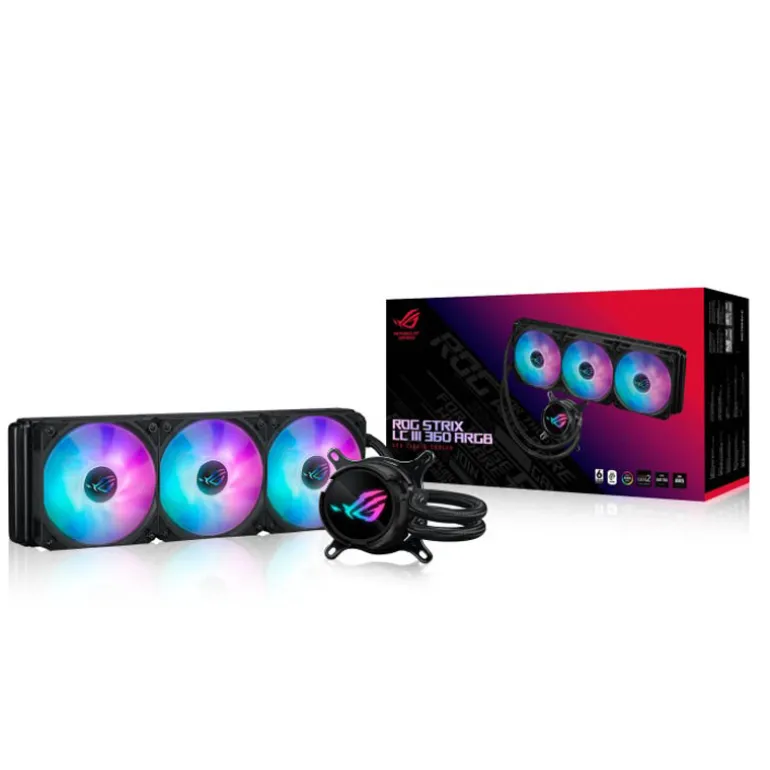Kit Refrigeración Líquida Asus ROG Strix LC III 360 ARGB Negro