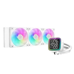Kit Refrigeración Líquida DeepCool LD360 ARGB 360mm Blanco