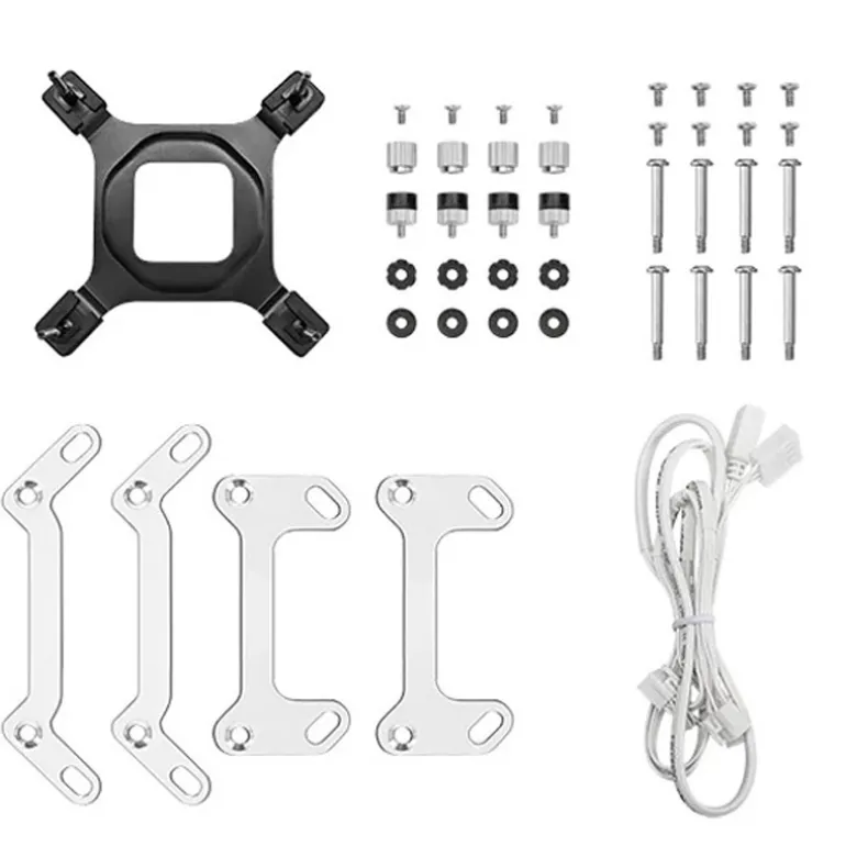 Kit Refrigeración Líquida DeepCool Mystique 240 ARGB 240mm LCD Blanco