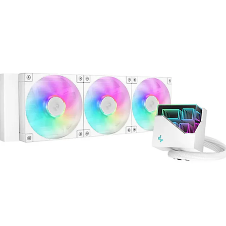 Kit Refrigeración Líquida DeepCool LT360 ARGB 360mm Blanco