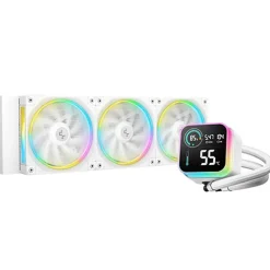 Kit Refrigeración Líquida DeepCool LQ360 ARGB LCD 360mm Blanco