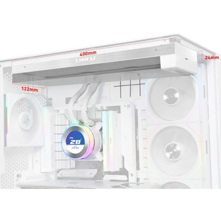 Kit Refrigeración Líquida Lian Li HydroShift II LCD 360 Blanco