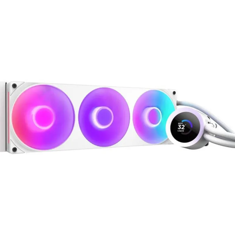 Kit Refrigeración Líquida NZXT Kraken Plus RGB 360 LCD Blanco