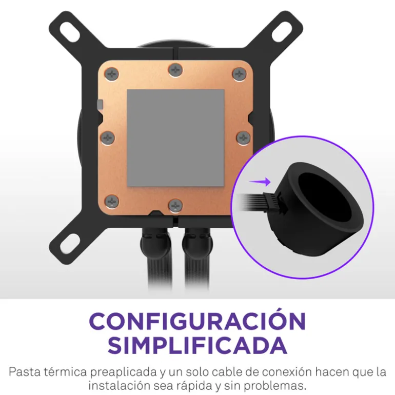 Kit Refrigeración Líquida NZXT Kraken Plus 360 LCD Negro