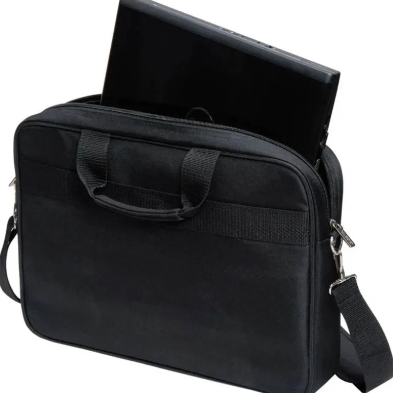 Maletín Portátil Dicota Kit Value Toploading 15.6" Negro + Ratón