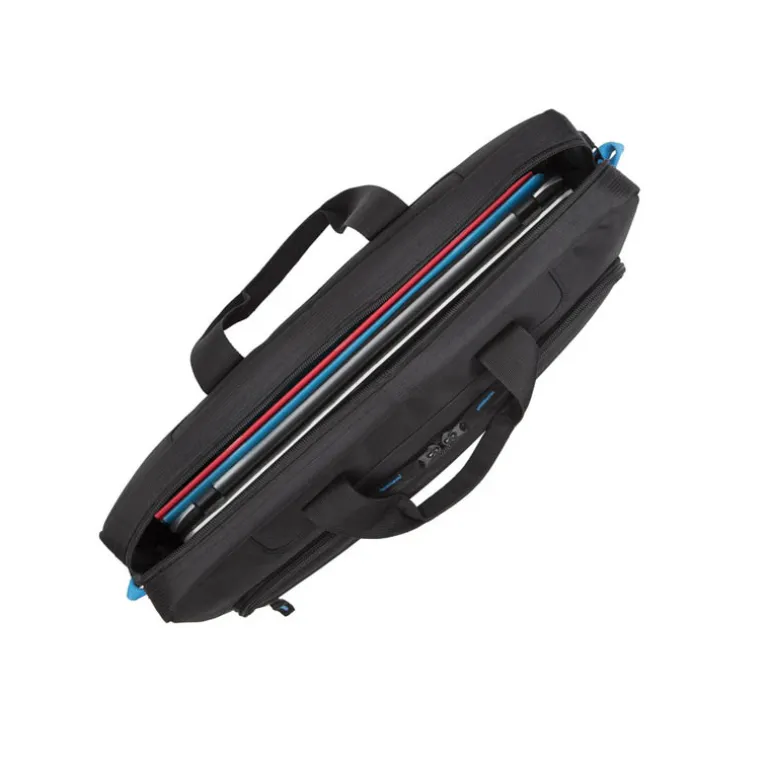 Maletín Portátil Rivacase Black Regent II 17.3" Negro