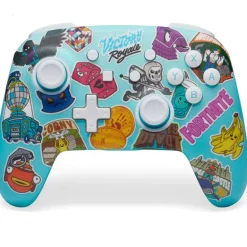 Mando   PowerA Fortnite Sticker Mania Wireless Para Nintendo Switch