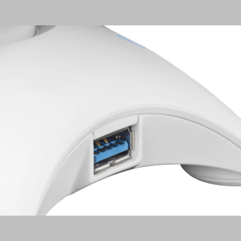 Mars Gaming MHHPRO Para Ratón + HUB 2x USB 3.0 Blanco - Soporte Auriculares + Bungee