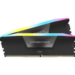 Memoria DDR5 Corsair Vengeance RGB 32GB 2x16GB 6400MHz CL36 XMP Negro