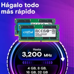 Memoria DDR5 Crucial 8GB 1x8GB 5600MHz CL46 EXPO-XMP