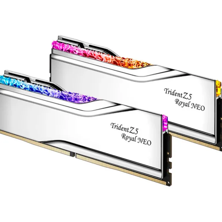 Memoria DDR5 G.Skill Trident Z5 Royal Neo RGB 32GB 2x16GB 6400MHz CL30 AMD EXPO Blanco