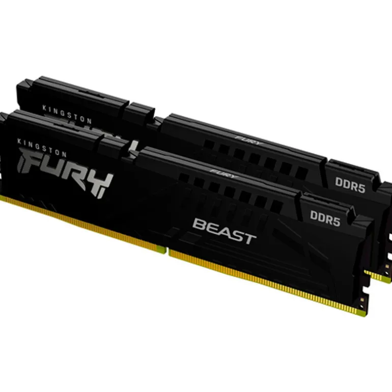 Memoria DDR5 Kingston Fury Beast RGB 128GB 2x64GB 5600MHz CL40 EXPO-XMP Negro