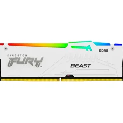 Memoria DDR5 Kingston Fury Beast RGB 32GB 2x16GB 5600MHz CL36 EXPO-XMP Blanco