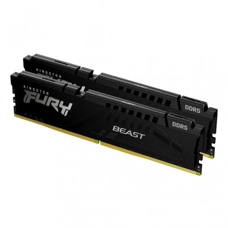 Memoria DDR5 Kingston Fury Beast 32GB 2x16GB 5600MHz CL36 AMD EXPO Negro
