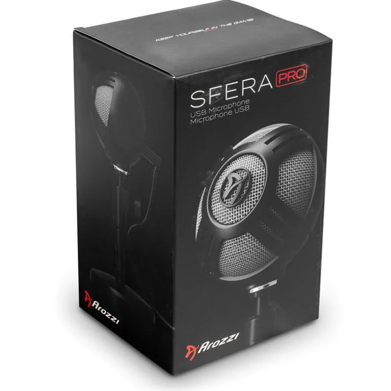 Micrófono Arozzi Sfera Pro Streaming Negro