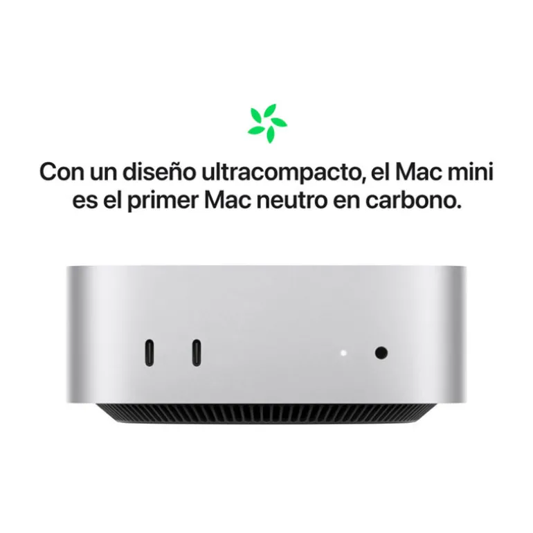 Mini PC Apple Mac Mini M4 24GB 512GB macOS Plata