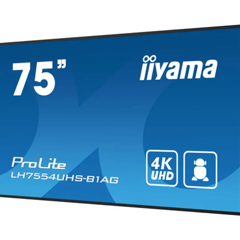 Monitor iiyama LH7554UHS-B1AG 75" 4K UHD IPS