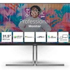 Monitor AOC Graphic Pro U32U3CV 32" UHD 4K IPS 60Hz 4ms HDR