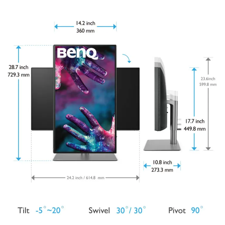 Monitor BenQ PD2725U 27" IPS 4K UHD