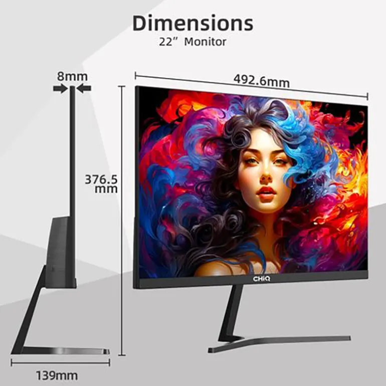 Monitor ChiQ 22F650 22" FHD VA 100Hz 6ms Freesync