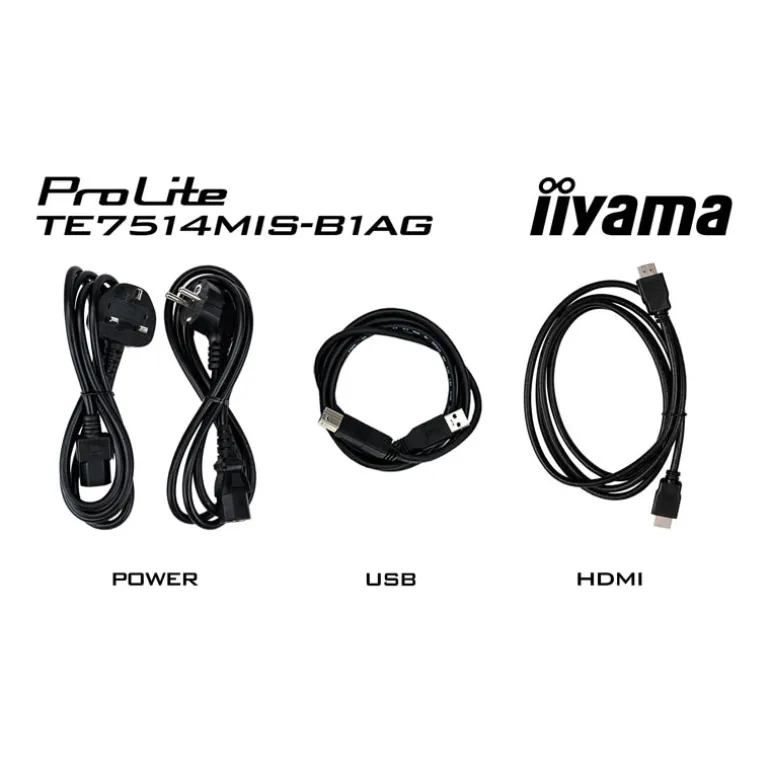 Monitor Iiyama ProLite TE7514MIS-B1AG 75" VA UHD Táctil