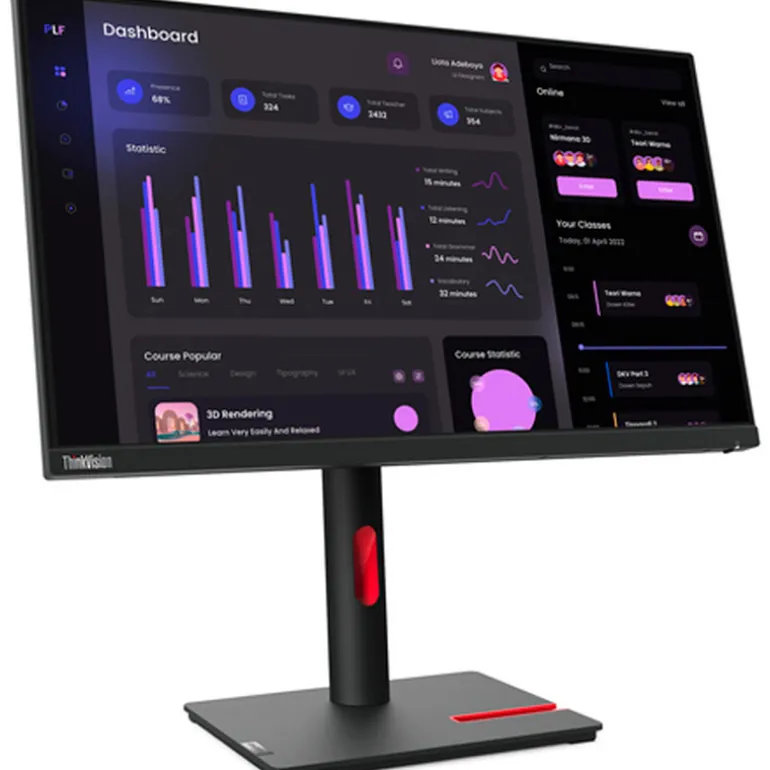 Monitor Lenovo ThinkVision T24i-30 24" FHD IPS 60Hz 4ms