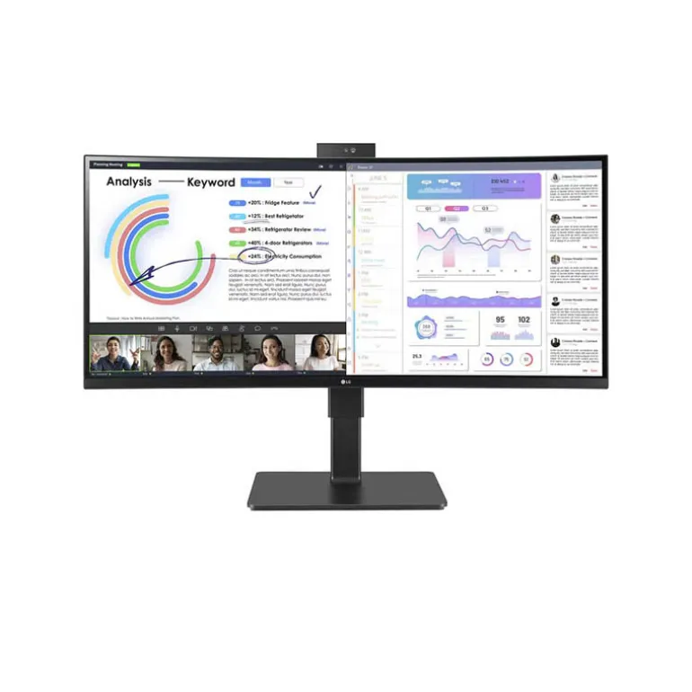 Monitor LG 34BQ77QC-B 34" WQHD IPS HDR10 Curvo