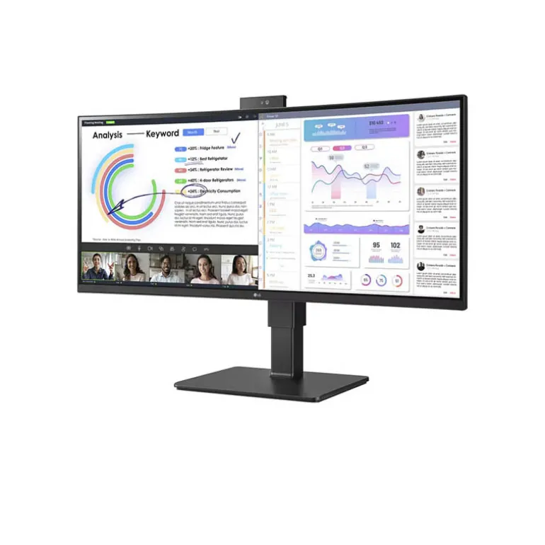 Monitor LG 34BQ77QC-B 34" WQHD IPS HDR10 Curvo