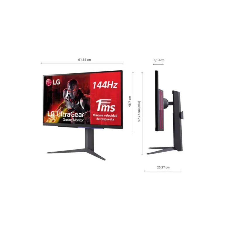 Monitor LG UltraGear 27GR93U-B Gaming 27" UHD IPS 144Hz HDR 10 FreeSync
