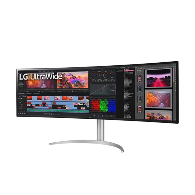 Monitor LG UltraGear 49WQ95C-W 49" DQHD 5K IPS 144Hz 5ms HDR FreeSync/G-Sync Curvo