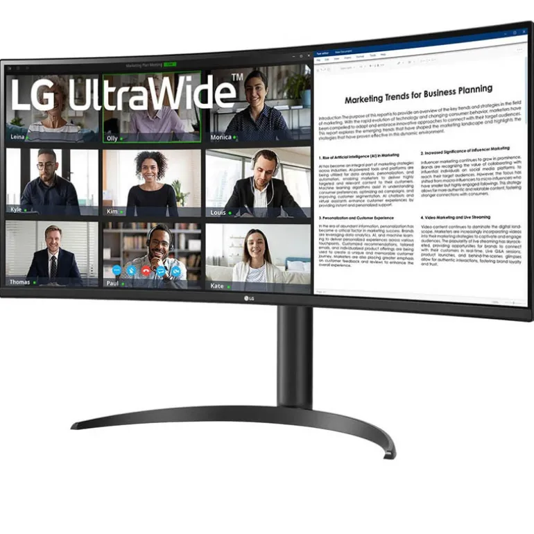 Monitor LG 34WR55QC-B 34" WQHD VA 5ms HDR10 Curvo