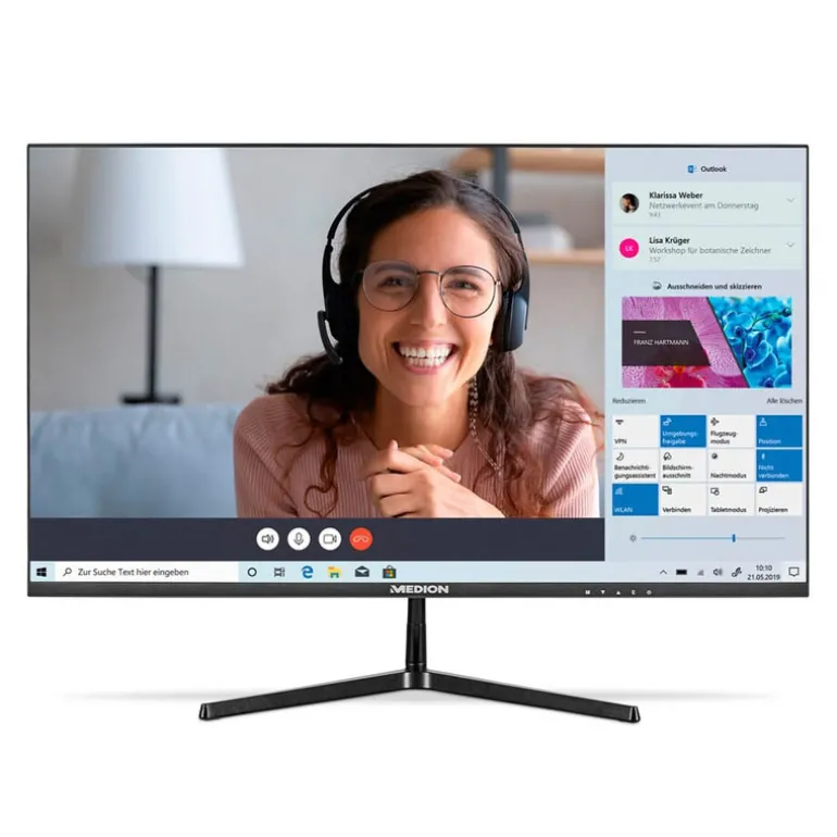 Monitor Medion Akoya P52726 27" FHD IPS 100Hz 7ms HDR10
