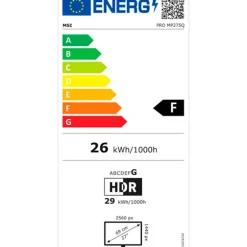 Monitor MSI PRO MP275Q 27" QHD 2K IPS 100Hz 1ms
