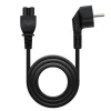 Nanocable Trebol CEE7 1.5m Negro - Cable Alimentación
