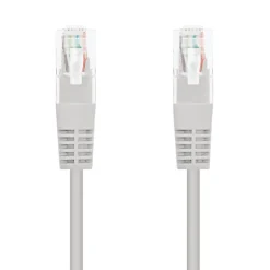 Nanocable Categoria 5E UTP 30m Gris - Cable de Red