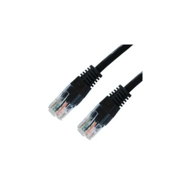 Nanocable Categoria 5 UTP 0,5m Negro - Cable de Red