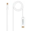 Nano Cable Conversor Mini DP a HDMI Blanco 5m - Cable HDMI