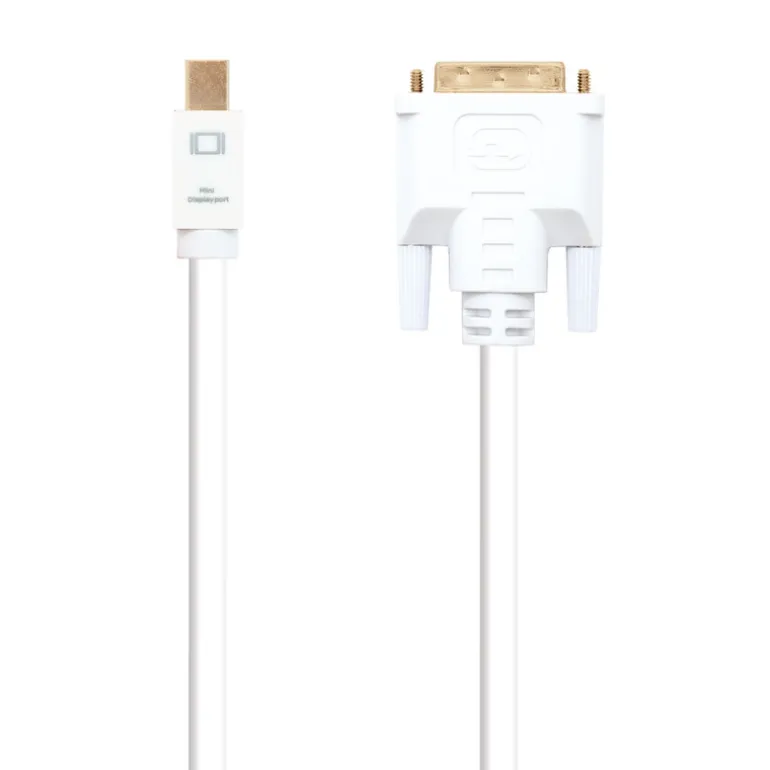 Nano Cable Conversor Mini DP a DVI Blanco 2m - Cable DVI