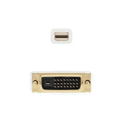Nano Cable Conversor Mini DP a DVI Blanco 2m - Cable DVI