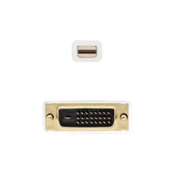 Nano Cable Conversor Mini DP a DVI Blanco 3m - Cable DVI