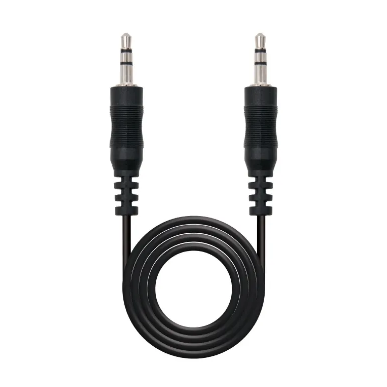 Nano Cable Jack 3.5/M a Jack 3.5/M Negro 20m - Cable Audio