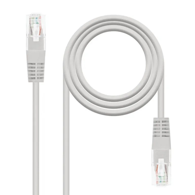 Nanocable Latiguillo Categoria 5 UTP 0.5m Gris - Cable Red