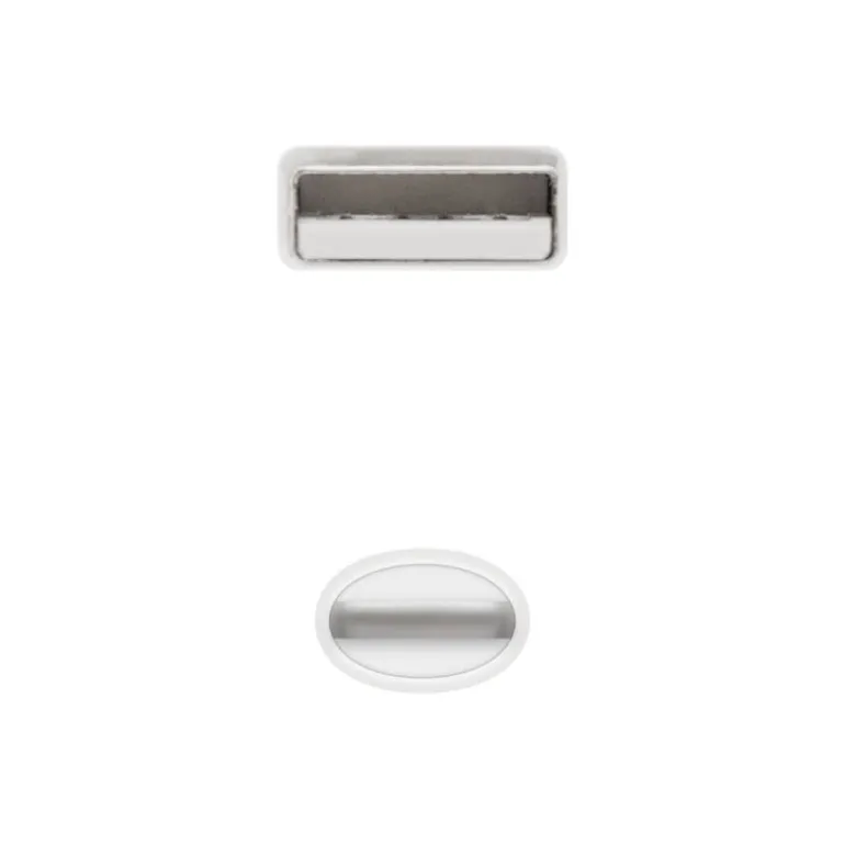 Nano Cable Lightning a USB 2.0 Lightning/M-USB A/M Blanco 2m - Cable USB